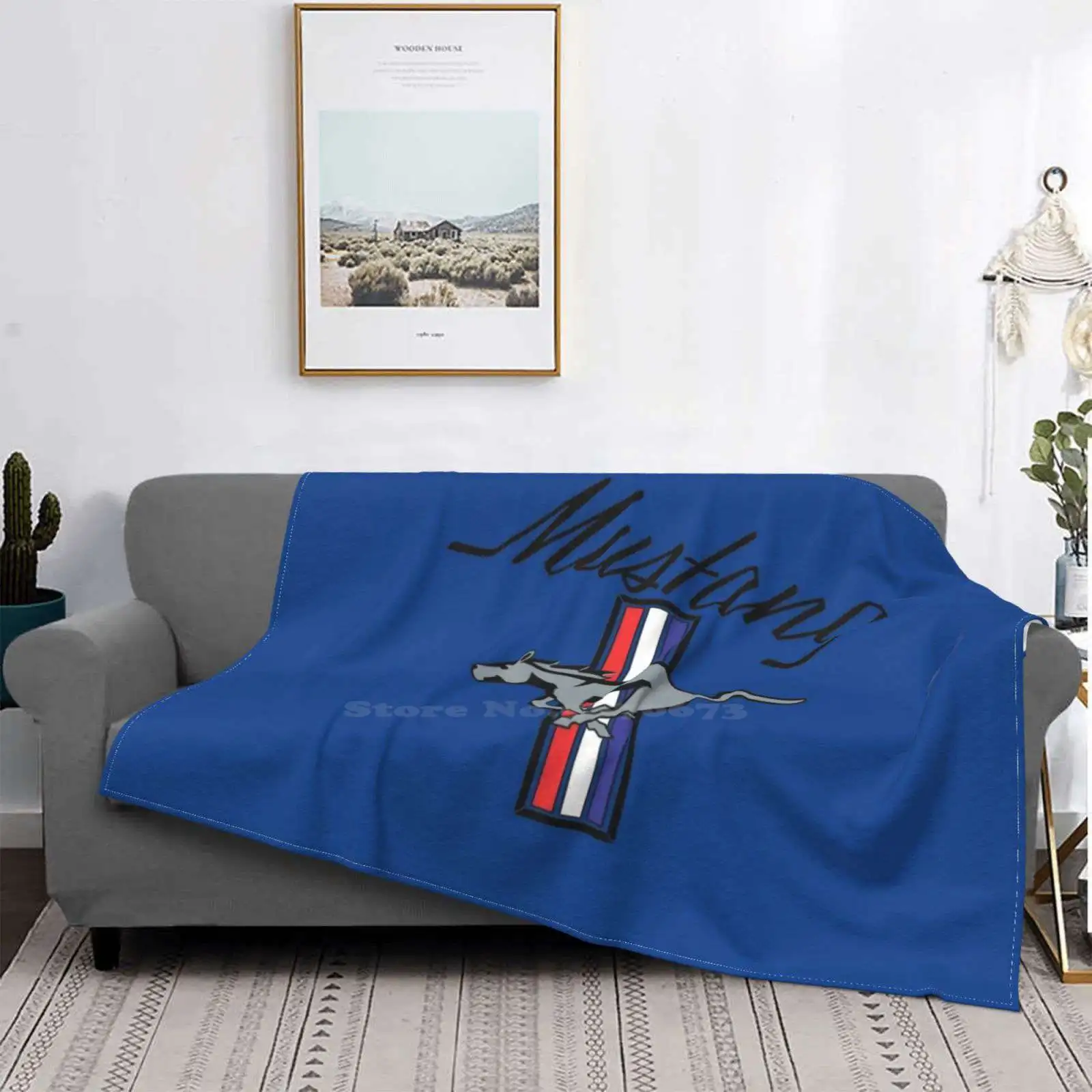 

Super Warm Flannel Blanket Thrown on The Sofa/bed/travel Detroit Lincoln Comet Car Muscle Retro Classic Car Racing
