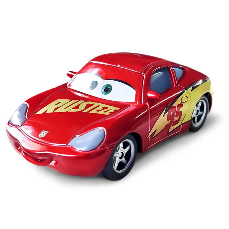 

Машинки из мультфильма Disney, аниме персонажи Салли из мультфильма Молния Маккуин, шериф 1:55, металлическая литой под давлением модель, детска...