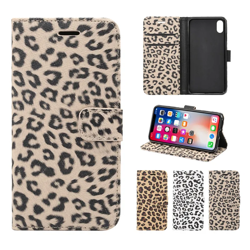 

RYWER Case Wallet Flip For iphone 12 11 Pro Max XS XR X 6 6S 7 8 Plus 5 5S SE 2020 Cover on Leopard Print Leather Coque NEW