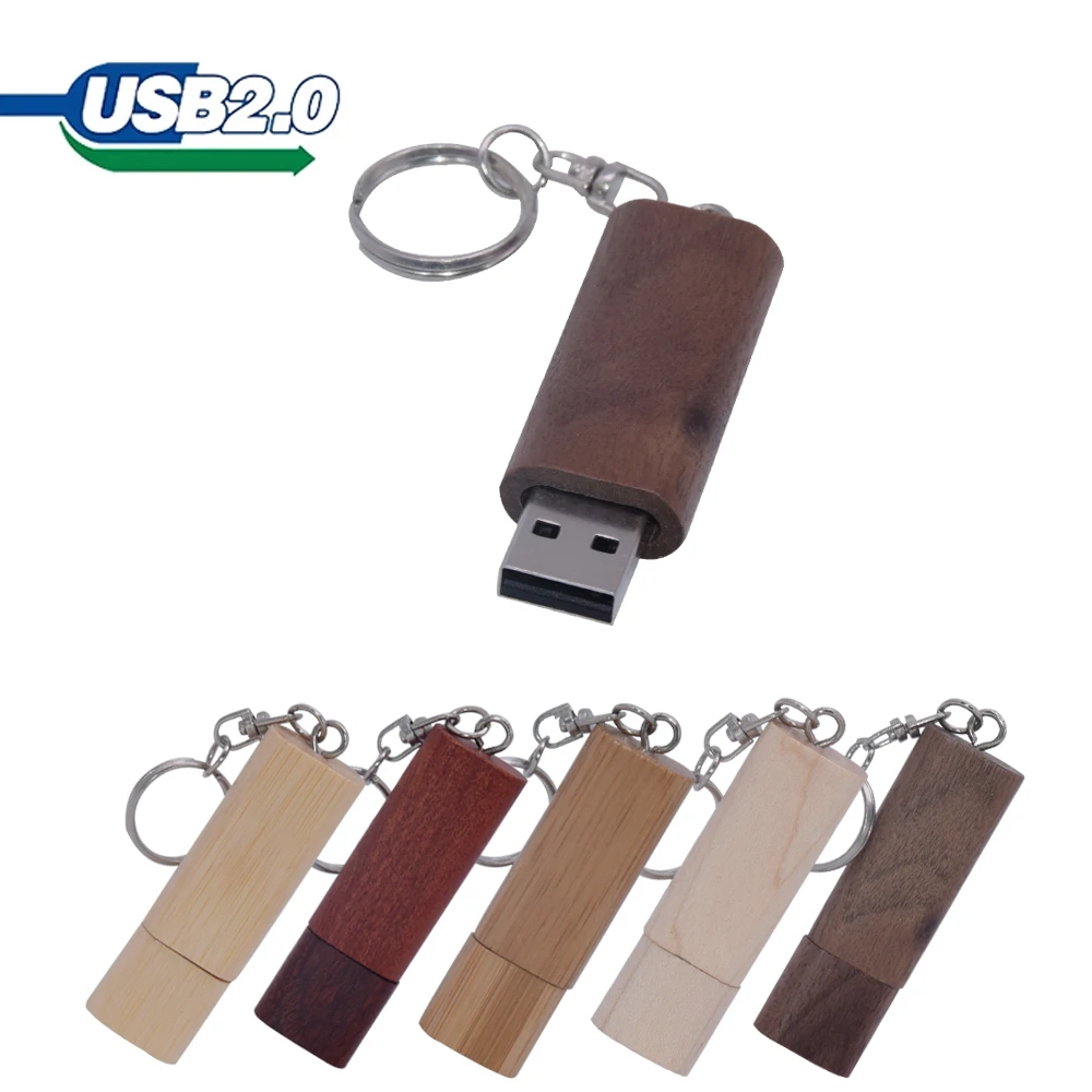 

USB-флеш-накопитель деревянный в виде бамбука, 4-128 ГБ