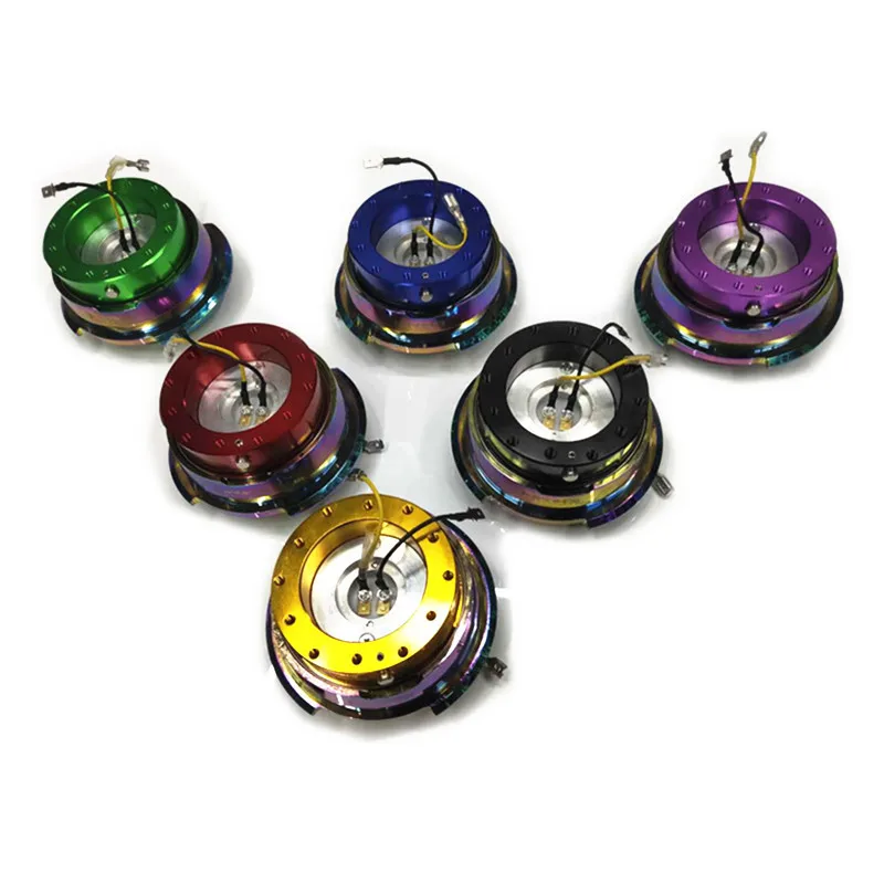 

Modified car steering wheel quick release device racing formula quick release device aluminum alloy anti-theft quick release