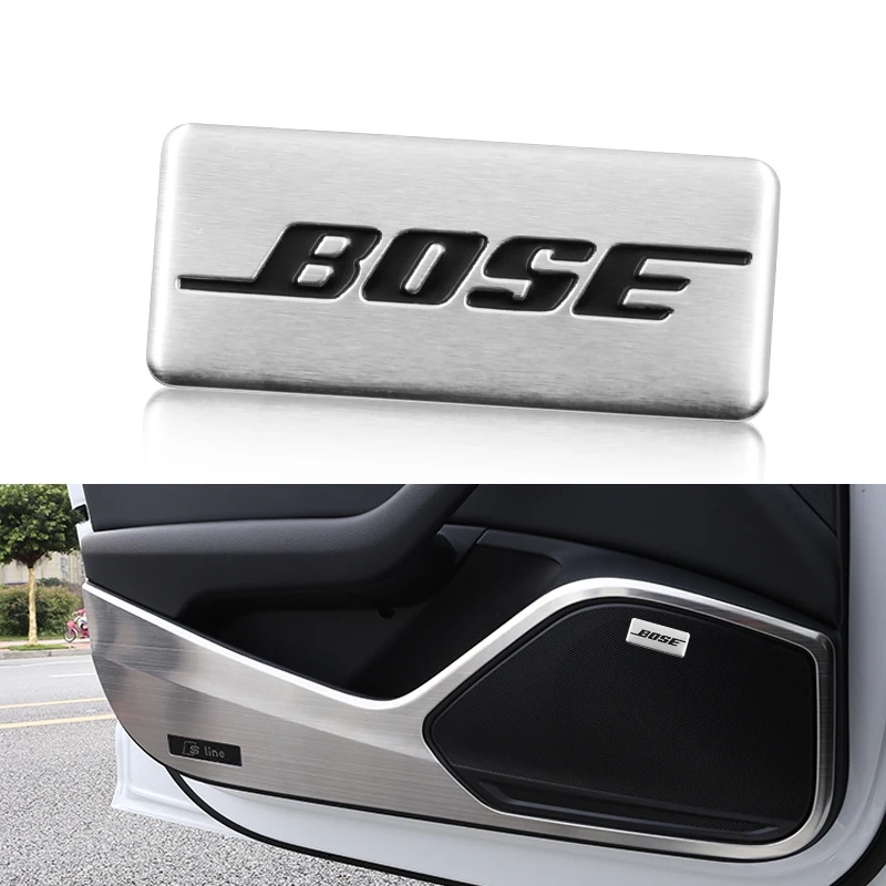 Металлическая Наклейка на руль BOSE мультимедийная наклейка с центральным