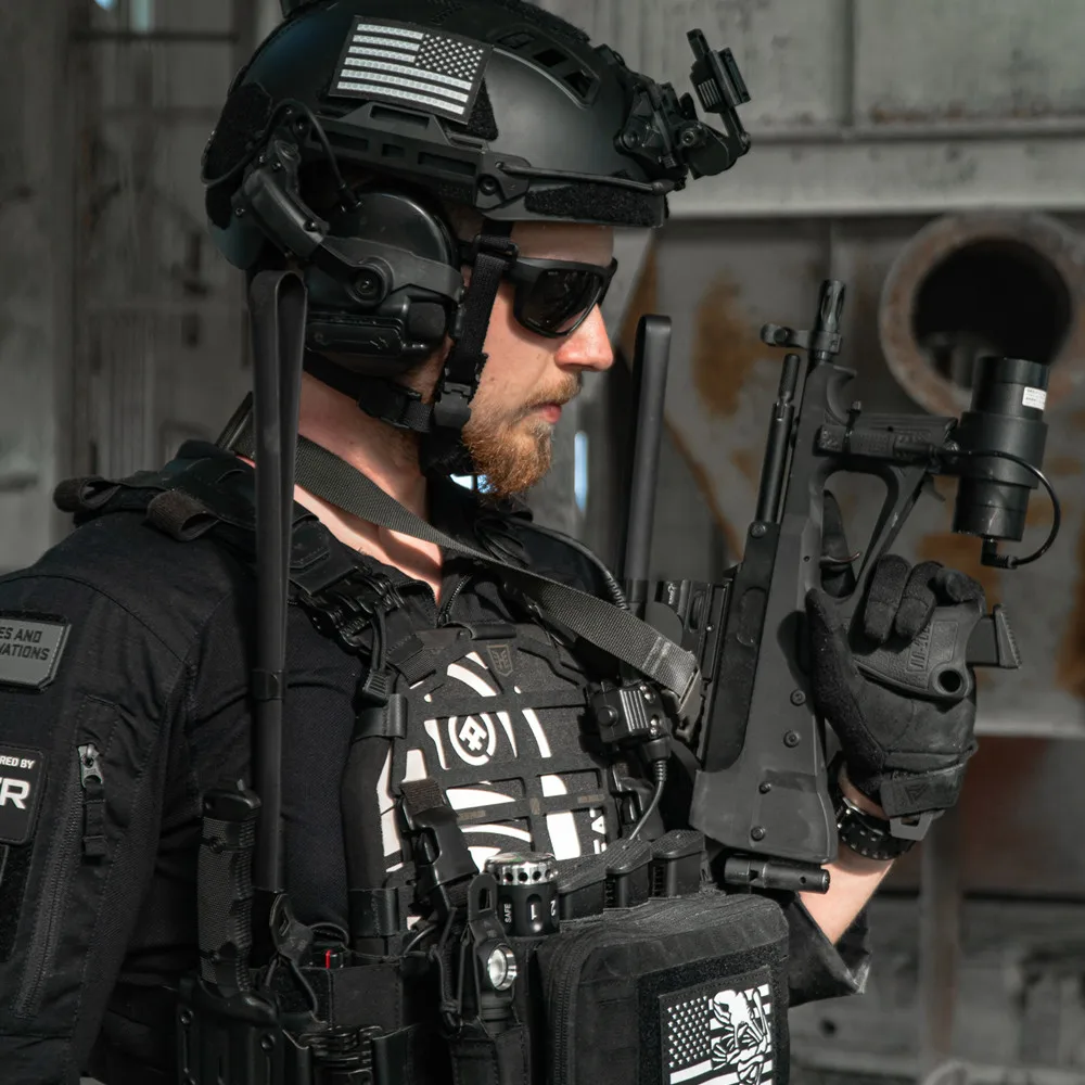 TCIHEADSET Tactical Helmet ARC Rail WENDY Rail Stand Adapter for Peltor COMTAC II III Tactical Headset Airsoft Shooting Earmuffs