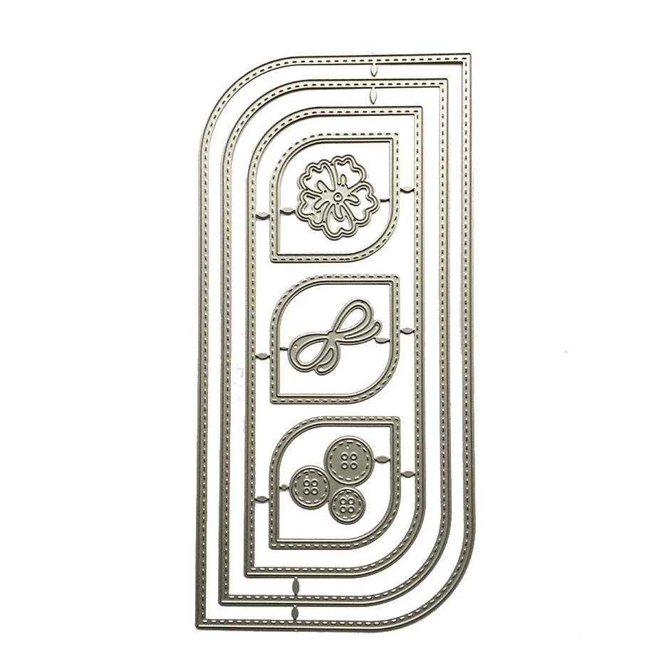 Набор неравномерных квадратных границ для скрапбукинга вырезанные штампы