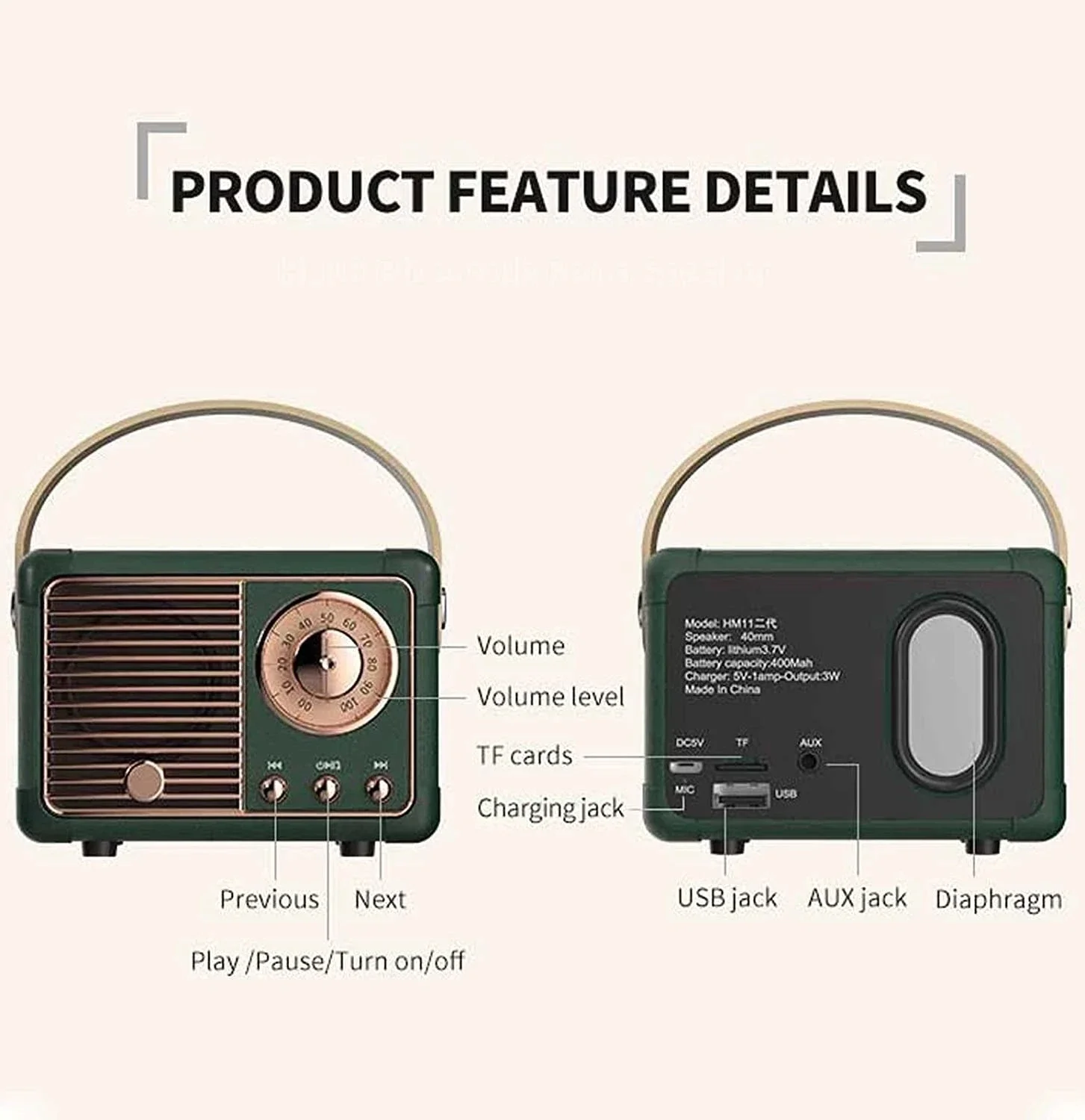 Bluetooth-динамик Bluetooth-гарнитура мини-сабвуфер