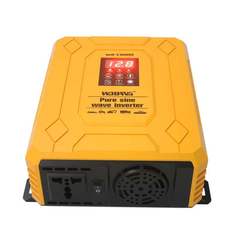 

WOBANG 6000W Puer Sine Wave Inverter DC to AC 220V Power Converter for Car