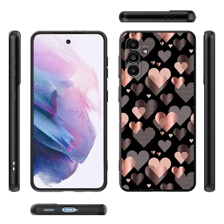 Чехол для телефона Motorola Moto Eage 30 Lite 20 40 Pro G9 Power Play One Funsion Plus ЗОЛОТОЙ розовый любовь