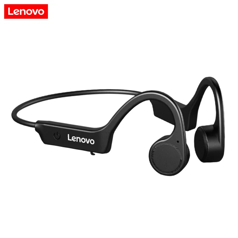 

Lenovo X4 Bone Conduction Bluetooth Headphone Sports Earphone Waterproof Wireless Headset with Mic Ear-hook TWS Bass Hifi Stereo