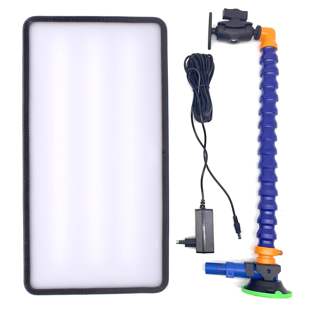 

Регулируемая 6-светодиодная лампа Pdr с 3-дюймовым насосом на присоске, кронштейн для автомобиля, инструменты для ремонта вмятин без покраски