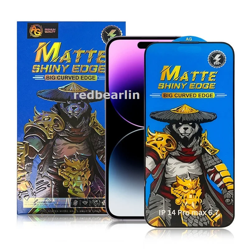 10Pcs High Quality ESD Matte Privacy Anti-Static Full Cover Tempered Glass Film For iPhone 14 13 12 11 Pro Max X xr xs max