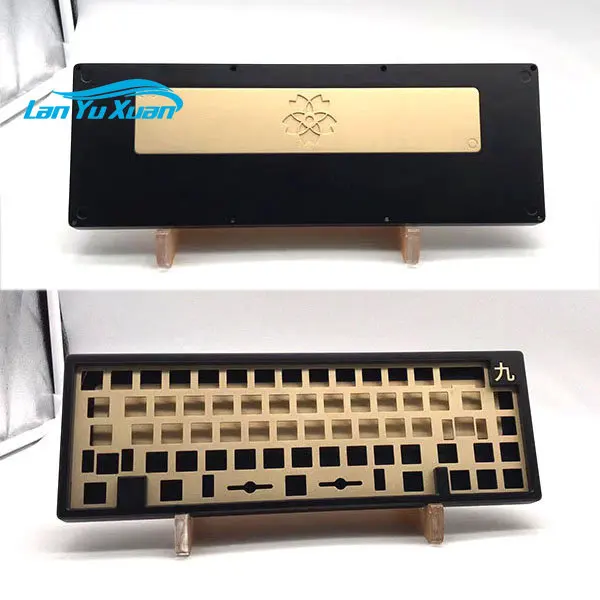 Gaojie custom hot selling Kyuu CNC механическая клавиатура чехол поликарбонатная алюминиевая