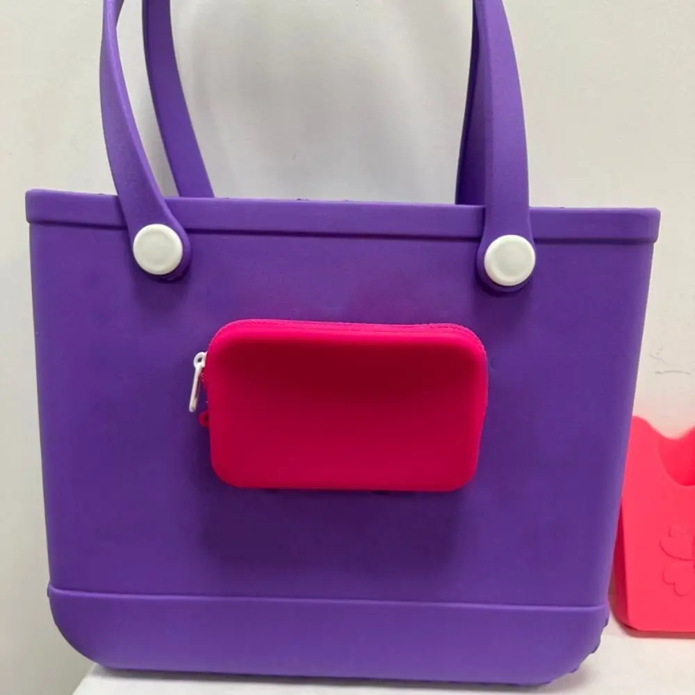 Новая сумка для монет EVA однотонная вместительная пляжная с подвеской