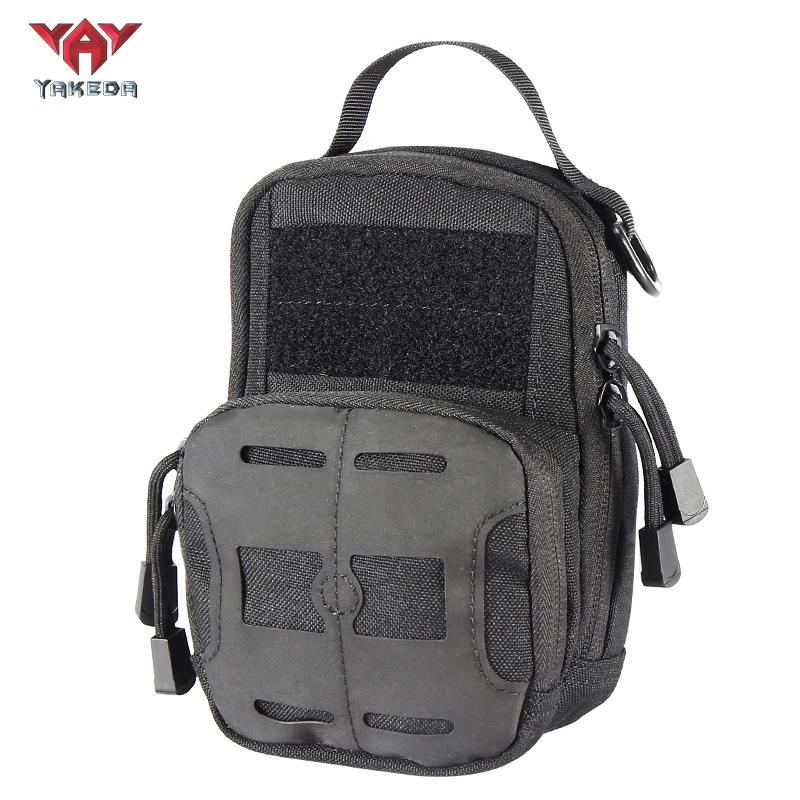 

Yakeda waterproof outdoor men sport pack combat utility belt waist sling molle EDC tactical small pouch shoulder bag