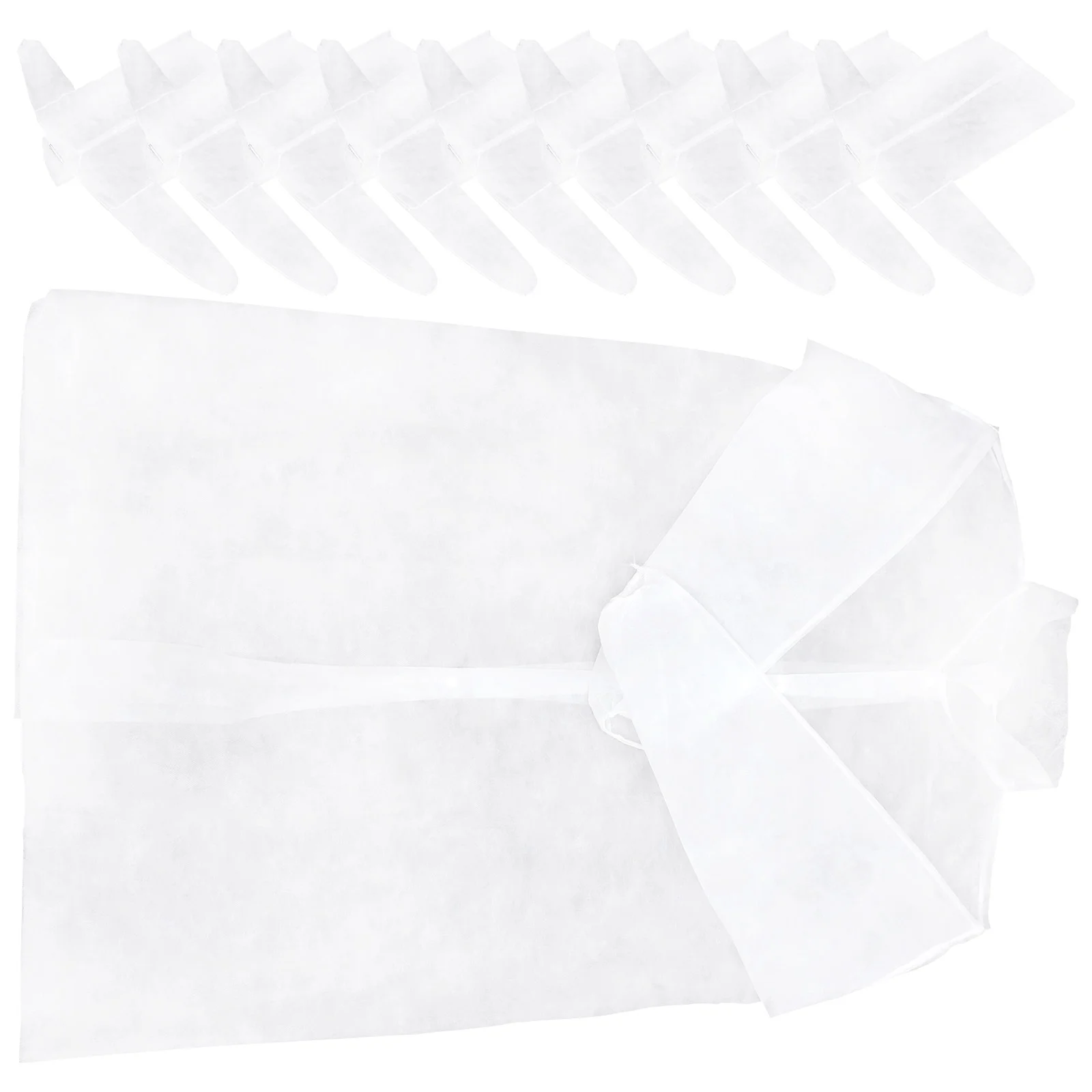 

10 шт., Одноразовые Дышащие пальто с длинным рукавом