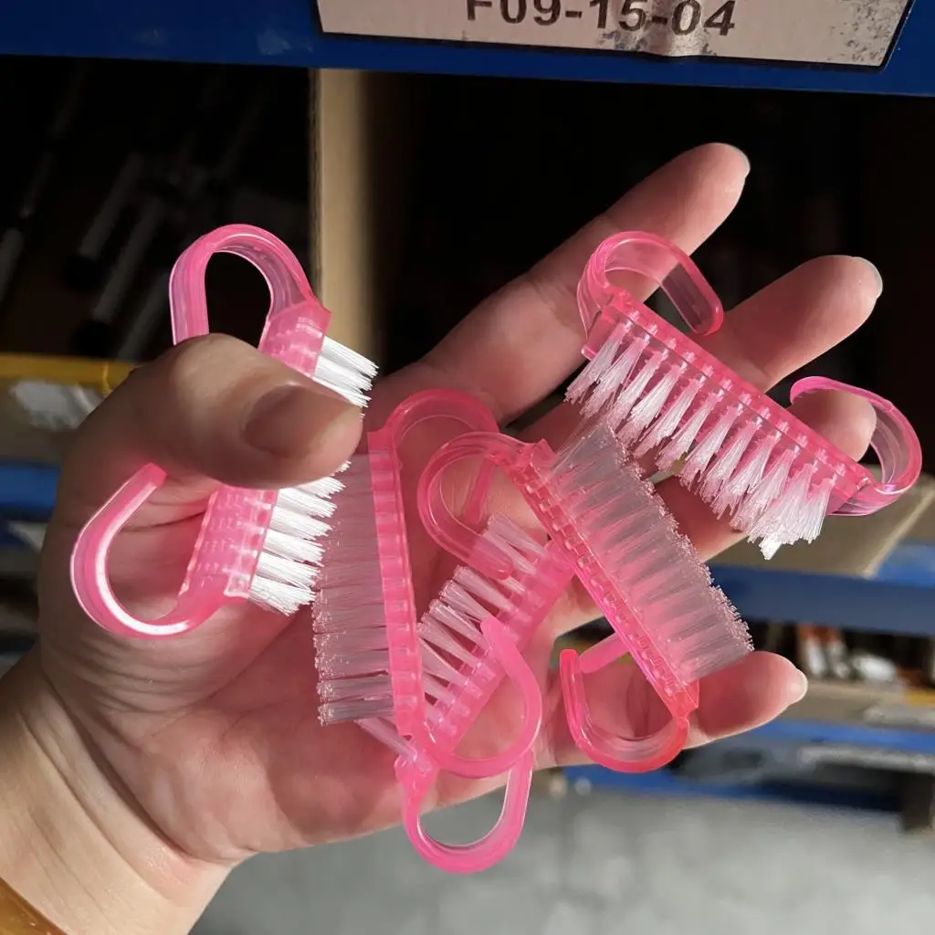 

5/1pcs Acrylic Nail Brush 3 Color Nail Manicure Pedicure Soft Remove Dust Powder Cleaning Brush Tools Transparent Horn Brushes *