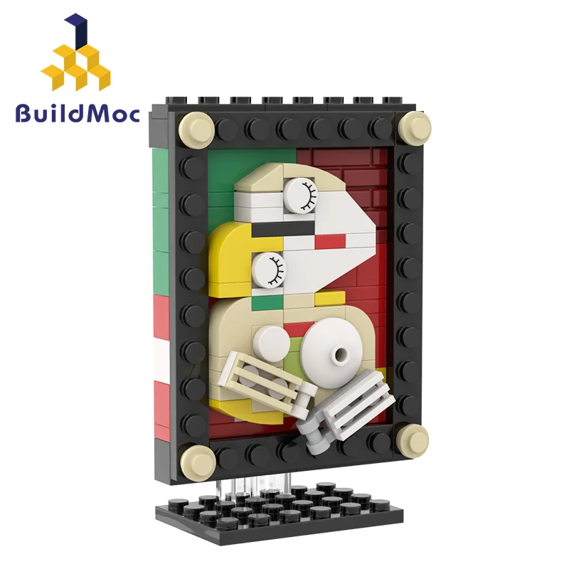 

Diy Dream Painting Famous Painter Van Gogh Hanging Painting Model Building Block Toy School Educational Toy Children