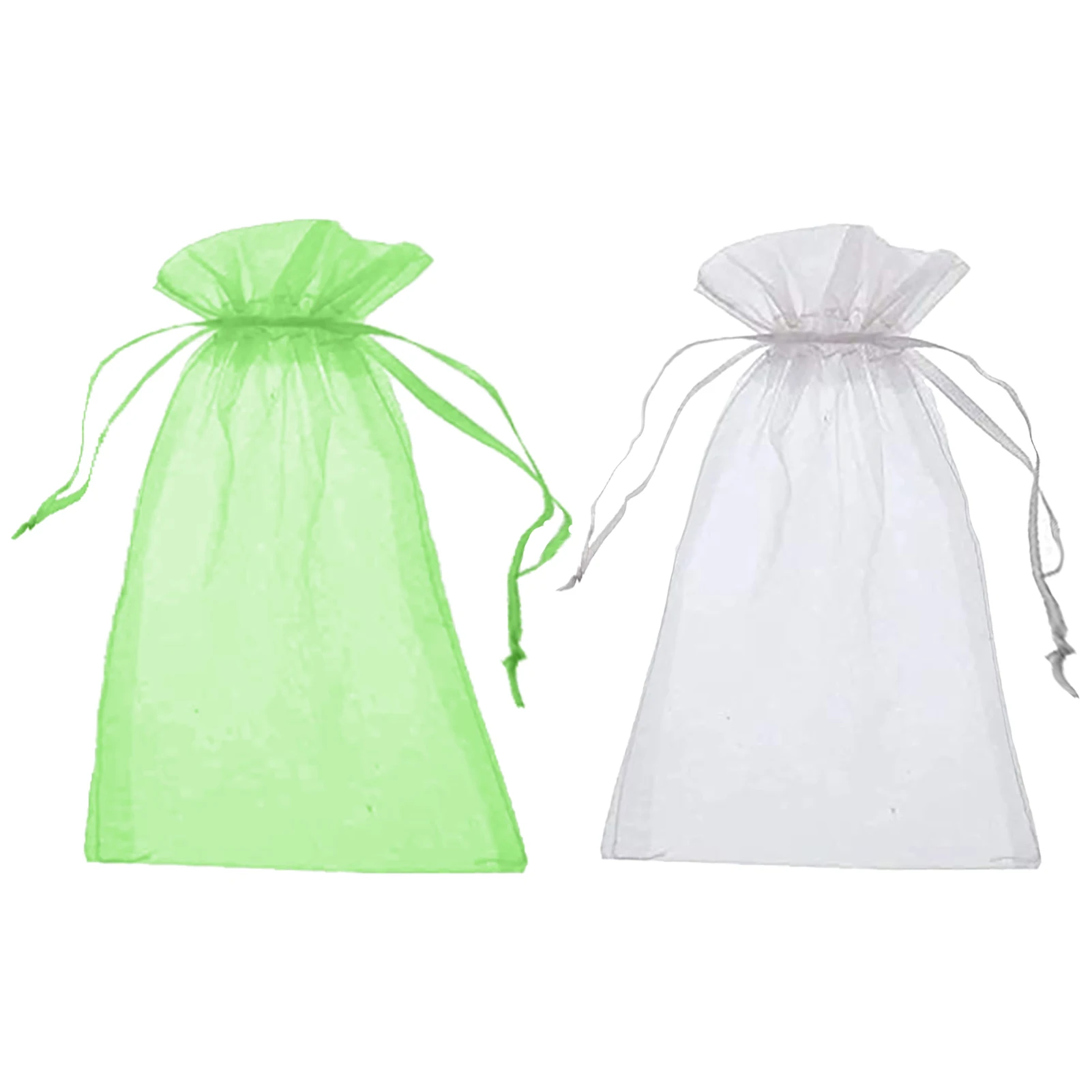 

50 шт., сетчатые мешки для защиты фруктов, из органзы