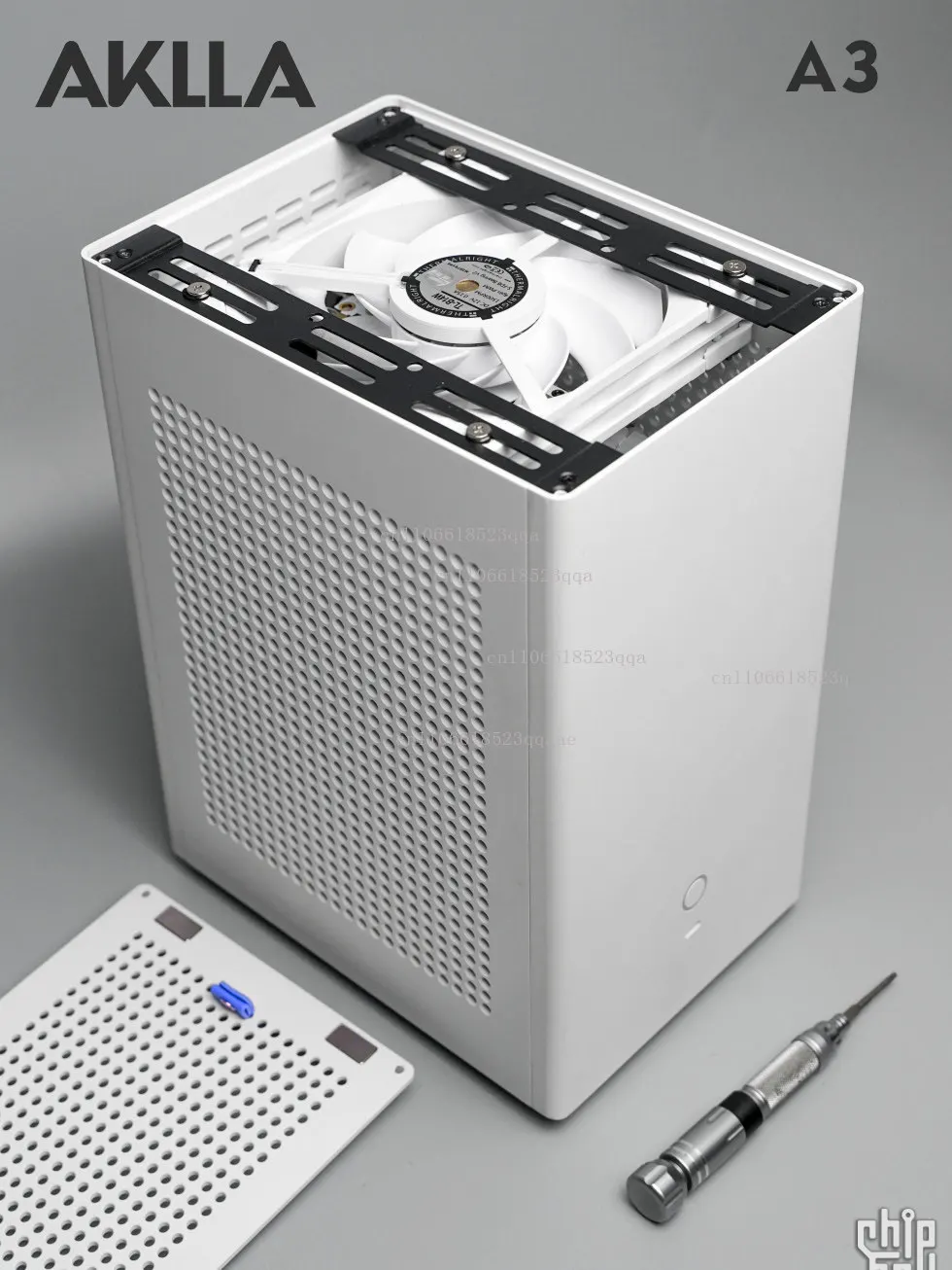 Фото Мини-корпус AKLLA A3 ITX с ЧПУ-обработкой, поддержка игровой батареи с водяным охлаждением 120 мм. №4