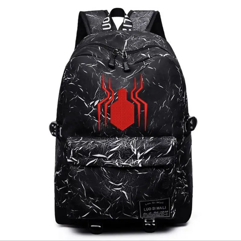 Genuine Disney Marvel Backpack Spiderman Captain America Capacity Backpack Travel Bag Men&Women Laptop Bag Mochila Escolar