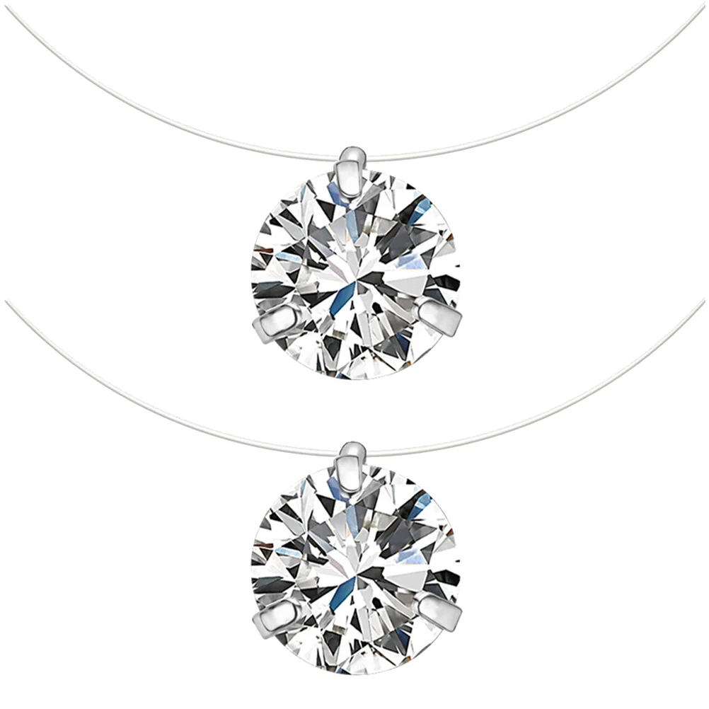 Ожерелье в форме лески модный аксессуар для девочек элегантные ожерелья