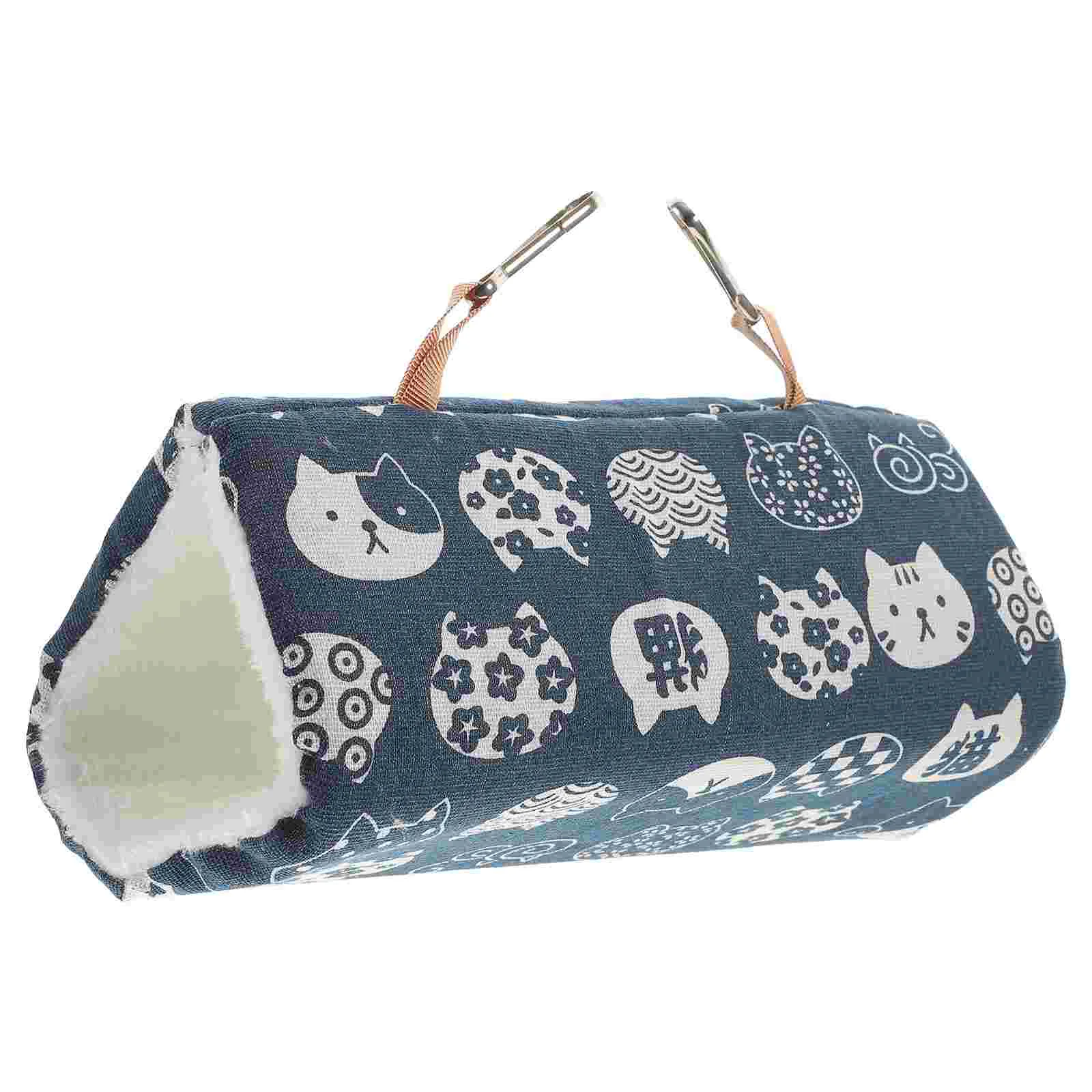 

Bed Tunnel Bird Cage Hammock Hamster Warm Guinea Pet Accessories Comfortable Hut Warmer Hanging Hammocks Parakeet Resting