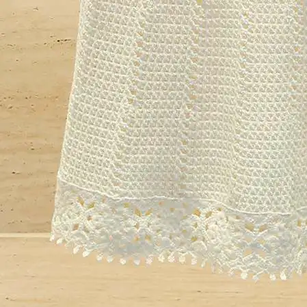 

2023 Summer Women Off-white Round Neck Sleeveless Short Hollow Knit Waist Dress
