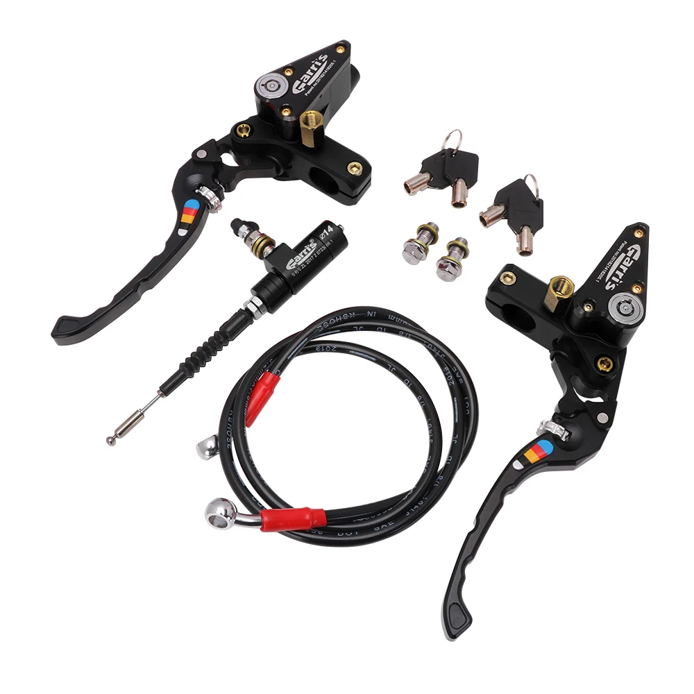 

JFG Brake Lever Clutch Lever Hydraulic pump Oil Hose Locks For Universal