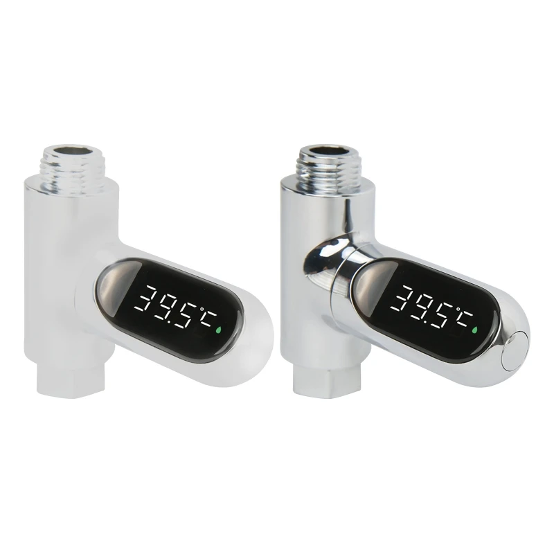 

LED Display Water Shower Thermometer Self-Generating Electricity Water Temperature Monitor Smart Meter Thermometer