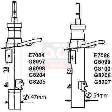 

Store code: G8205 for tor ON left 10 C3-3 "Ø:47mm"