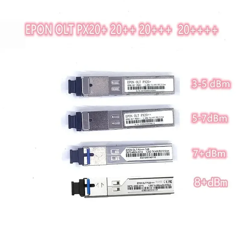 Трансивер Epon Sc Olt Optische PX20+ PX20++ Px20+++ OLT SFP OLT1.25G 1490/1310nm 3-7dBm Ftth Solutionmodule для A