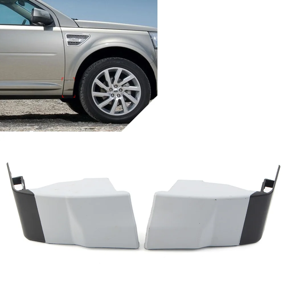 

1Pair Car Front Lower Fender Molding Side Corner Protector For Land Rover LR2 Freelander 2 2010 2011 2012 2013 2014 2015 2016