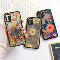 Cane Vine Branch Flowers Shockproof Phone Case For Infinix Hot 11s Play Hot Lite Note Pro Smart Plus Case