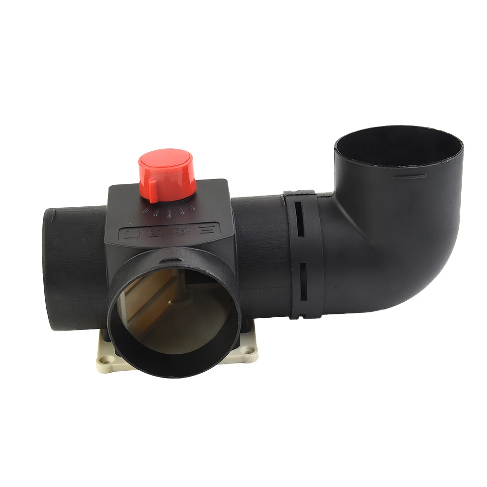 

75mm Pipe Ducting Warm Air Outlet Vent Hose Clip For Diesel Heater Duct Pipe With Valve Black Air Vent Ducting Accessories