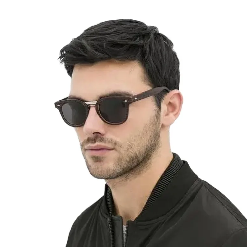 

Louise Hair Mens Short Black Wig Synthetic Laeyered Natural Hair Costume Full Wig (Black,Brown)