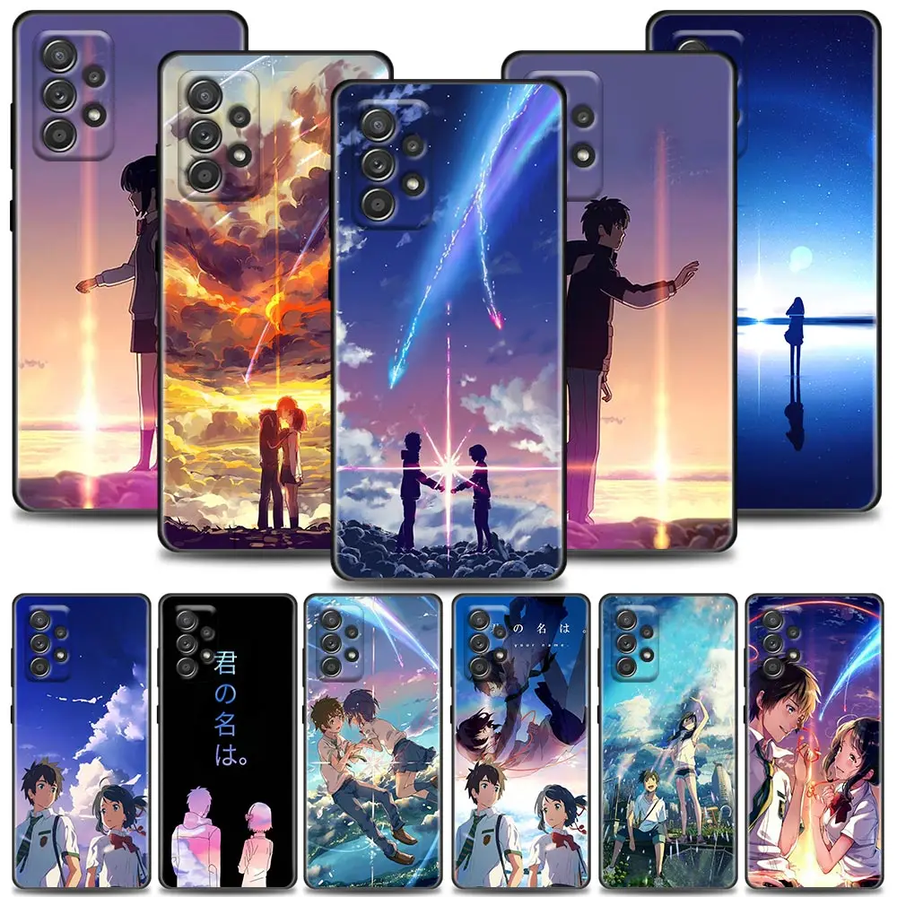 

Yinuoda Anime Your Name Coque Funda Case for Samsung A01 A02 A03s A11 A12 A13 A21s A22 A31 A32 A41 A42 A51 4G 5G Case Capa Para