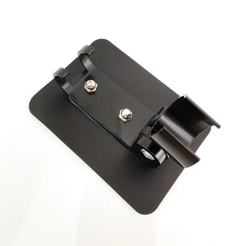 

Black Self-adhesive Bidet Shower head Stand Holder Bracket with hook Adjustable Punch Free Bathroom Wall Mounted Accessories r1