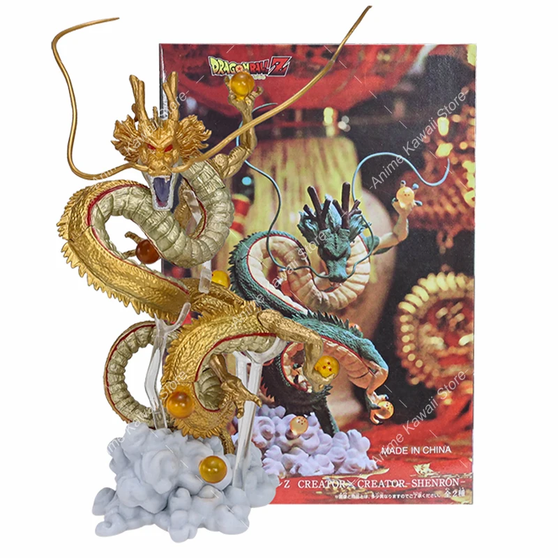 Аниме Dragon Ball Z Shenlong Фигурки Esferas Del и 7 звезд Хрустальные шары Набор 3 5 см Полка