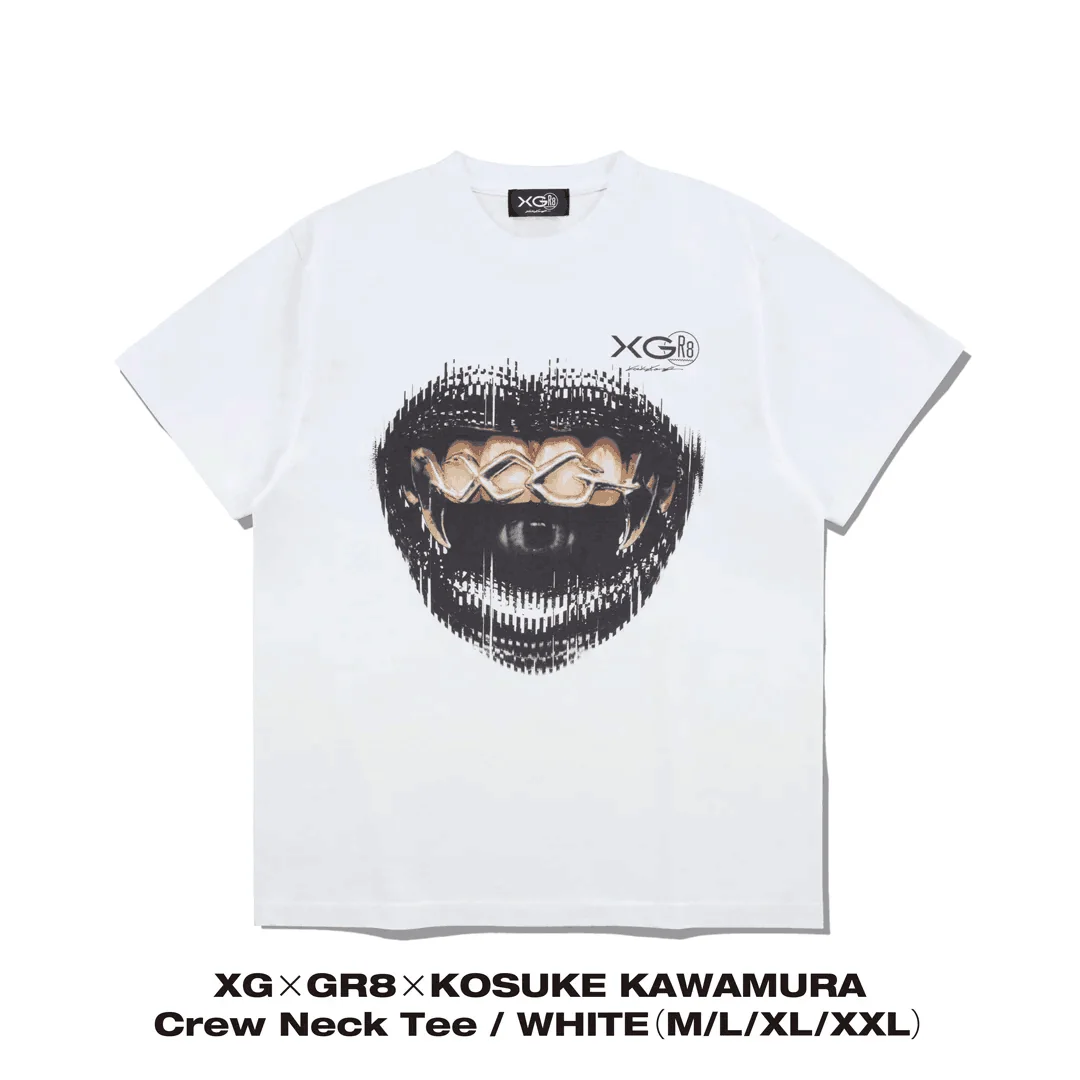 XG GR8 KOSUKE KAWAMURA Женская Футболка С Круглым Вырезом Хлопковая Рисунком