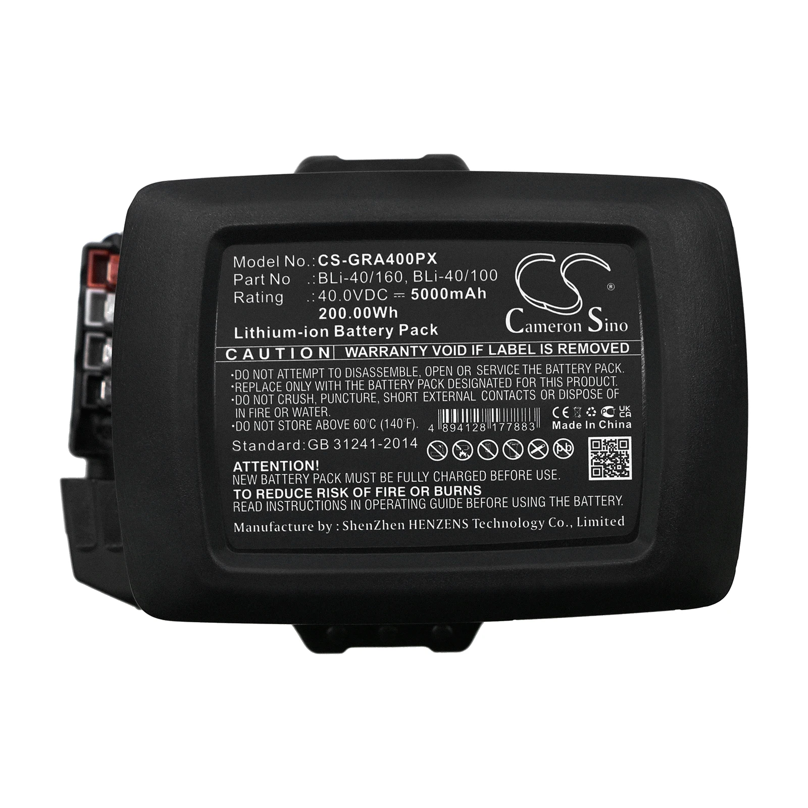 

CS 5000mAh Battery For Gardena PowerCut Li-40/60 Power Jet 40-Li 5033 5033-20 5041 115iL 115iHD45 436LiB 120i 536LiRX