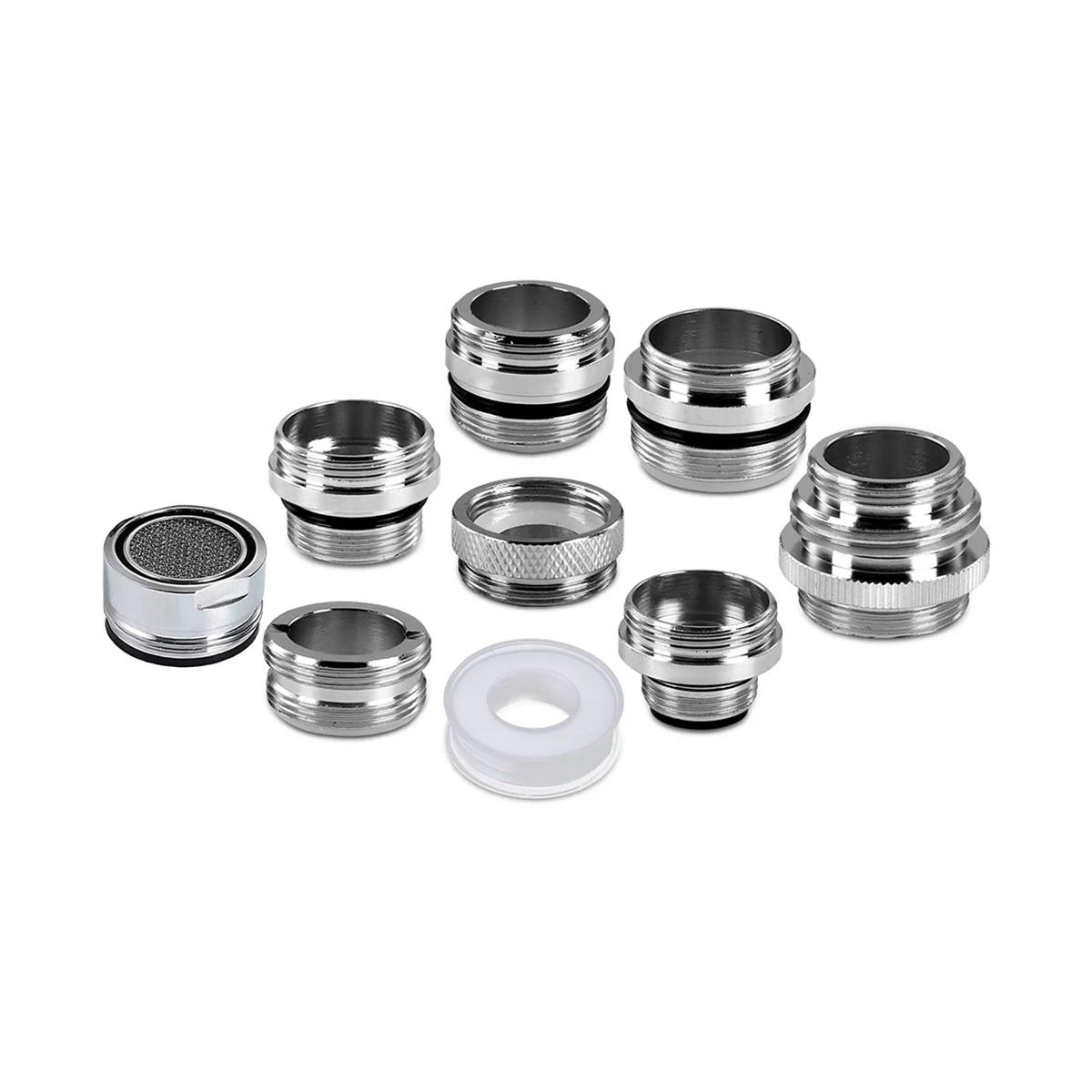 

Faucet Adapter Kit Kitchen Male Female Faucet Adapter Sink Brass Aerator Adapter Hose Adapter to Connect Garden Hose