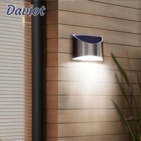 smart led solar lamp outdoor wall lamp waterproof garden decor light for balcony courtyard landscape street garden wall light