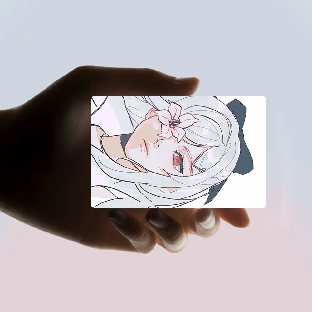 Игра D-Drakengard Zero наклейки мультфильм кредитная карта Visa дебетовый банк зарядная