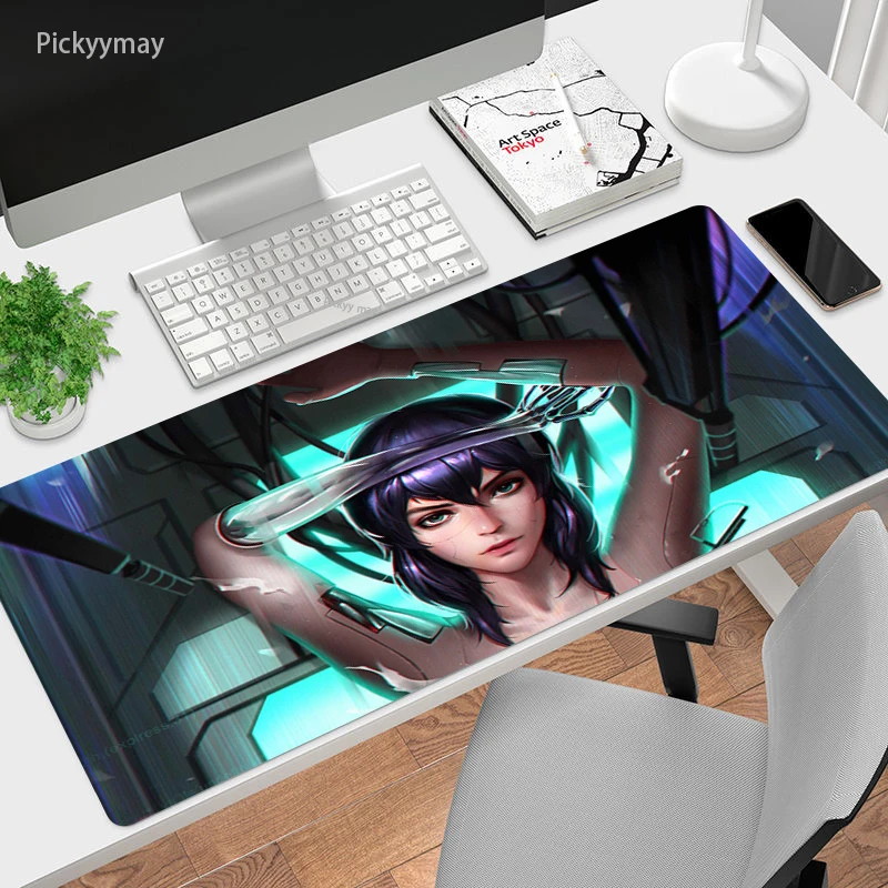 

Antislip Large Mousepads Anime Ghost In The Shell Keyboard Gamer Rubber Mouse Mat Mouse Pad PC Gaming Play Desk Mats LOL CS GO