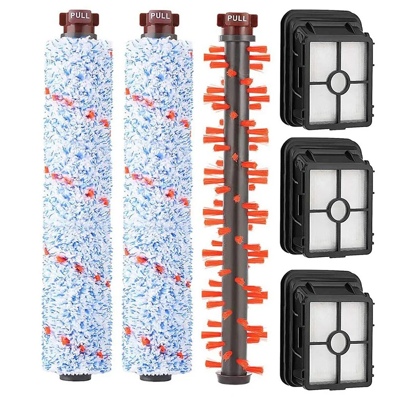 

Replacement Parts for Bissell Crosswave 1934/1868/1866, Area Rug Brush Roll Multi-Surface Brush Roll Vacuum Filter