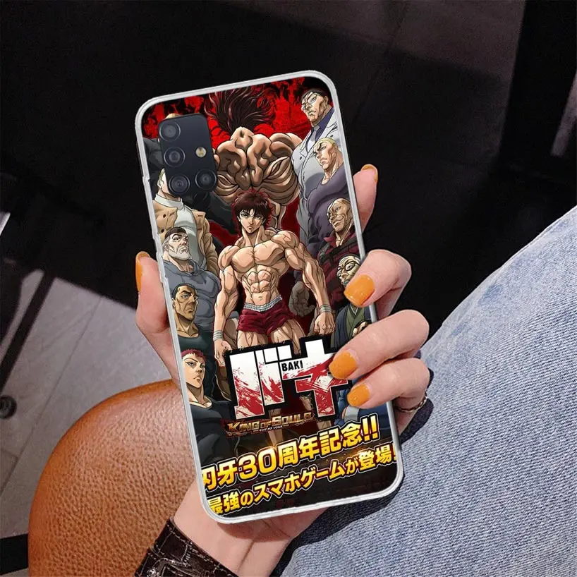 Оригинальный чехол для телефона Baki the Grappler в стиле аниме Samsung Galaxy A51 A41 A31 A21S A11 A71 A50