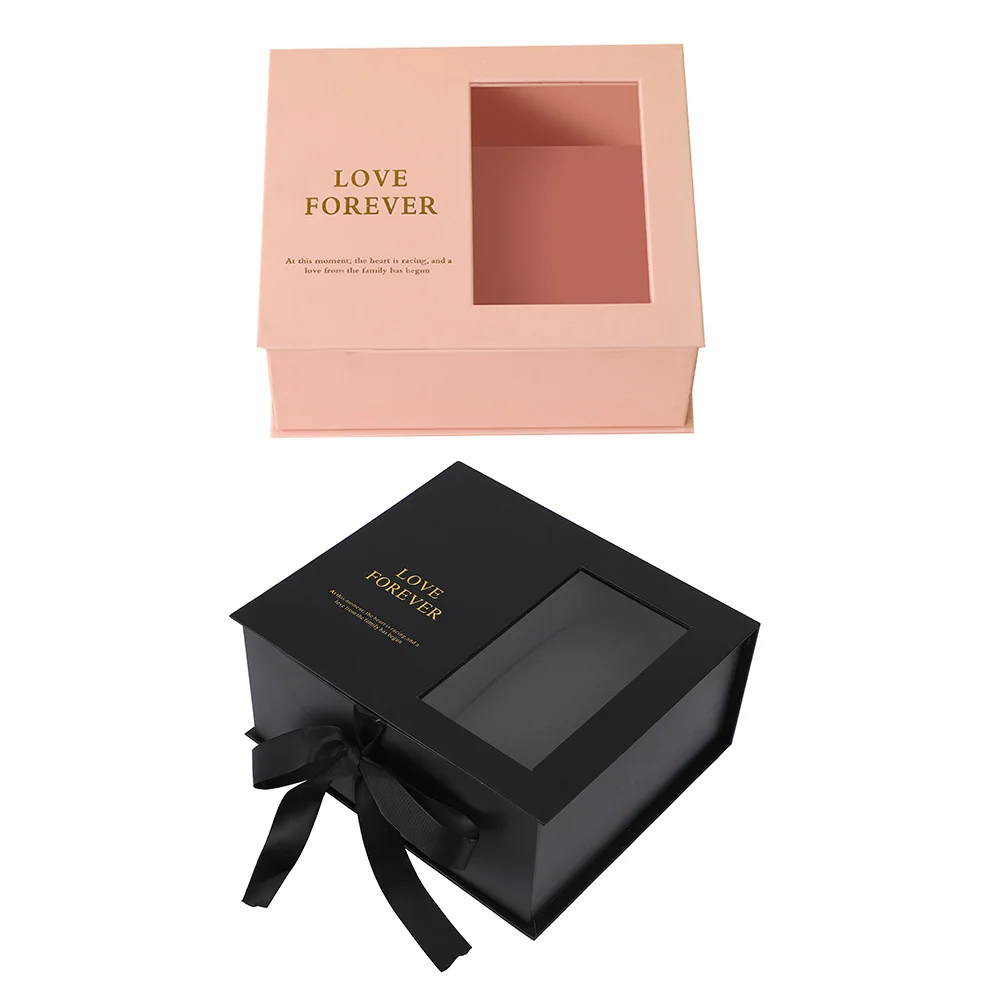

2pcs Flower Box Beautiful Flower Packing Box Flower Box for Valentine Birthday