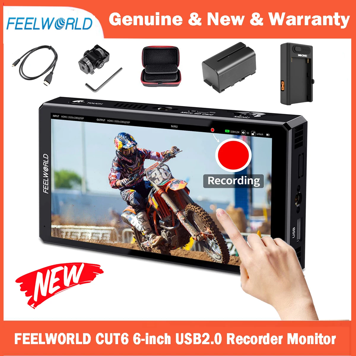 Monitor Dslr Camera Field Monitor Touchscreen Hdmi Loop-out 