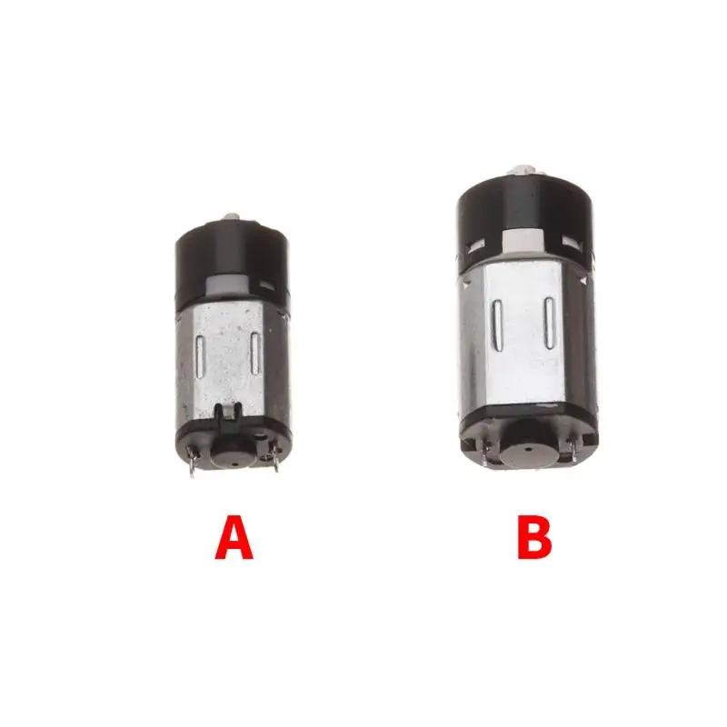 Фото 1 шт. DC 1.5V-3.7V 3V Низкоскоростной миниатюрный планетарный мотор-редуктор M10/N20 с большим крутящим моментом, бесшумный, пластиковый, с перекрестным валом №3