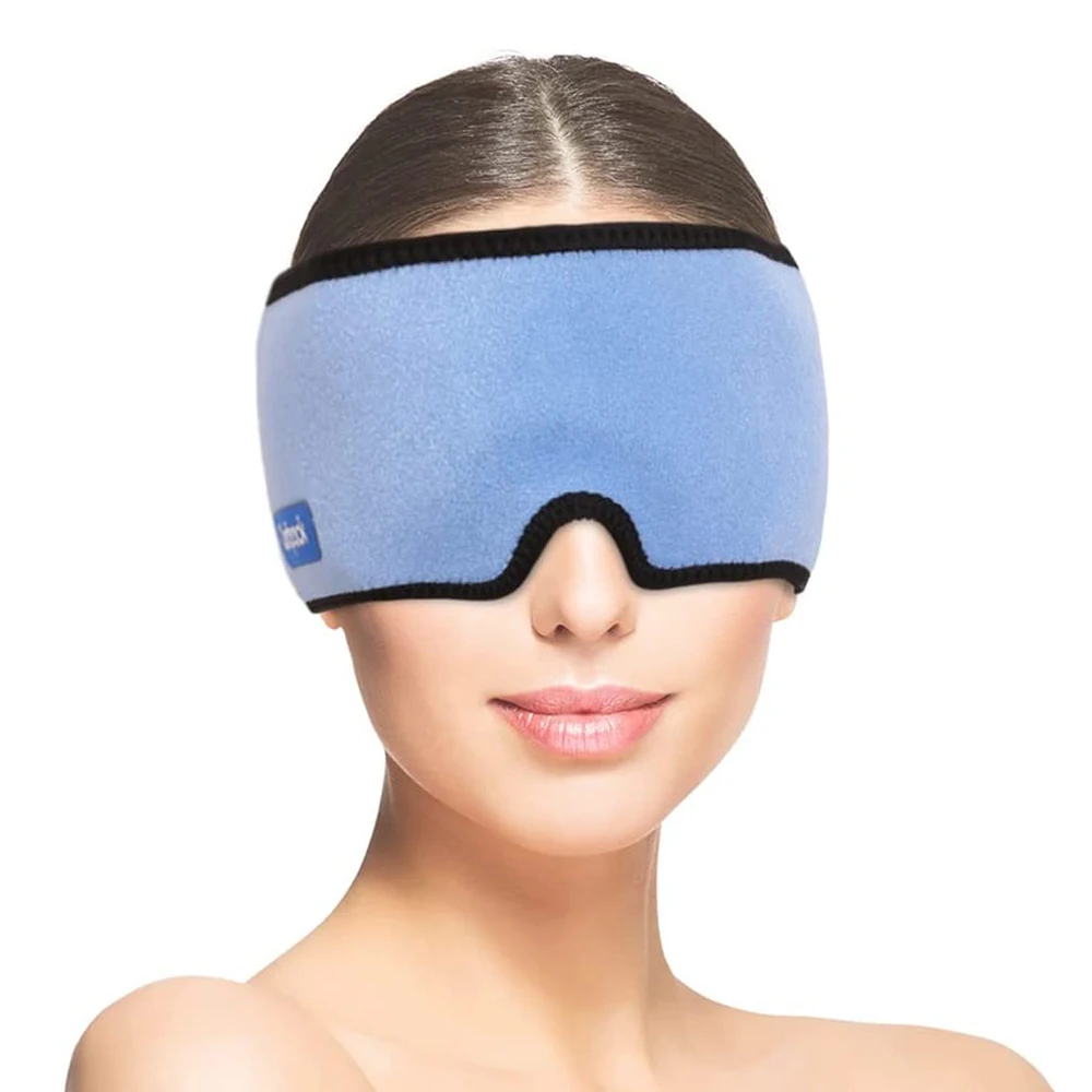 

Reusable Ice Head Wrap For Headaches, Migraine Stress Relief Hot Cold Compress Head Ice Pack For Puffy Eyes, Tension