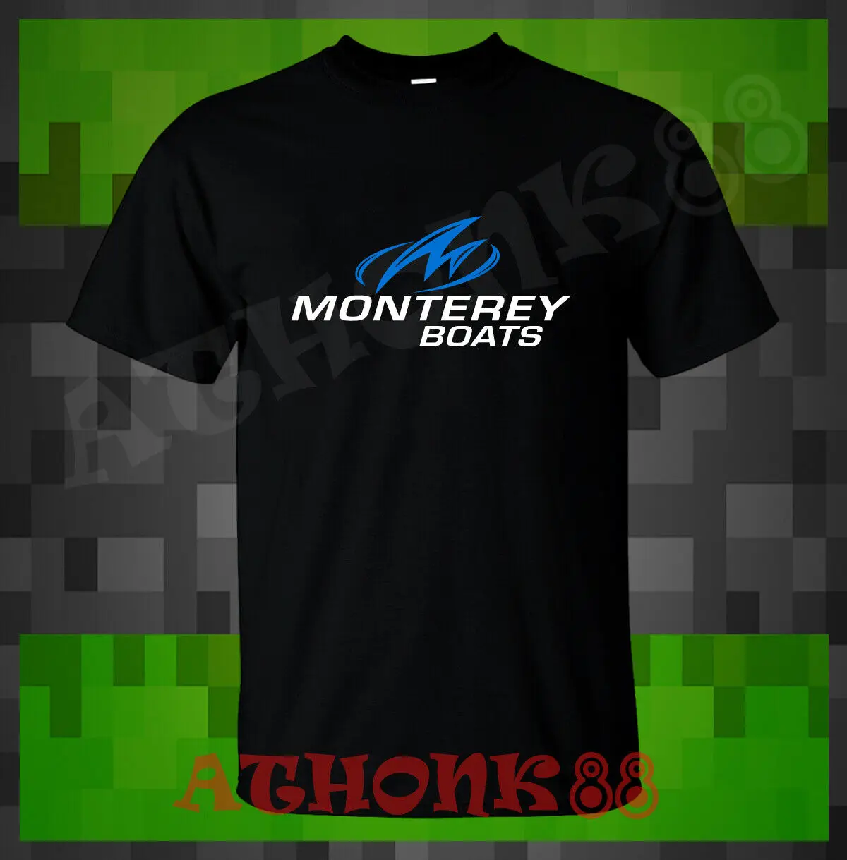 

New 2022 T SHIRT FIT FOR Monterey Boats Logo Men's T-Shirt